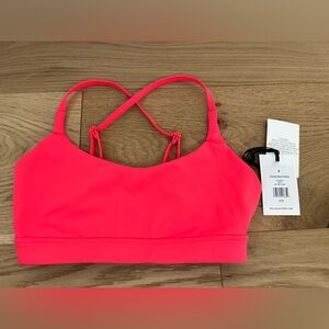 IVL Collective Cross Back sports bra in Coral Red Sz 4 NWT